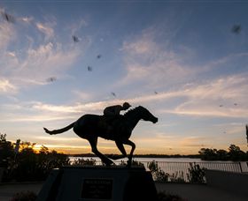 Black Caviar Statue - Kalgoorlie Accommodation 0