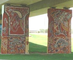Cowra Bridge Pylons - Kalgoorlie Accommodation 0