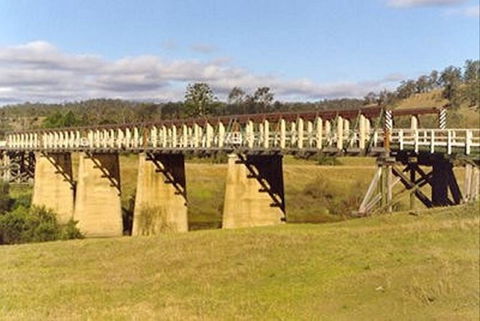 Historic Tabulam DeBurgh Timber Bridge - Kalgoorlie Accommodation 0