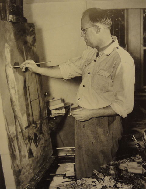 Russell Drysdale Easel Sculpture - Kalgoorlie Accommodation 1