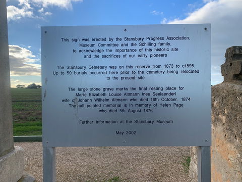 Stansbury Historic Cemetery - Kalgoorlie Accommodation 2