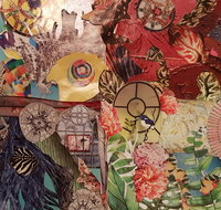Online live streaming class Cut and Paste Creative Collage Fun - Kalgoorlie Accommodation