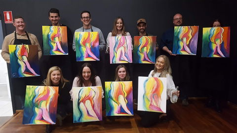 Paint And Sip Experience - Kalgoorlie Accommodation 1