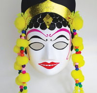Online live streaming class Make an Indonesian Dance Mask - Kalgoorlie Accommodation