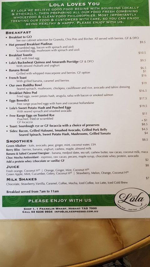 Cafe Lola - Kalgoorlie Accommodation 8