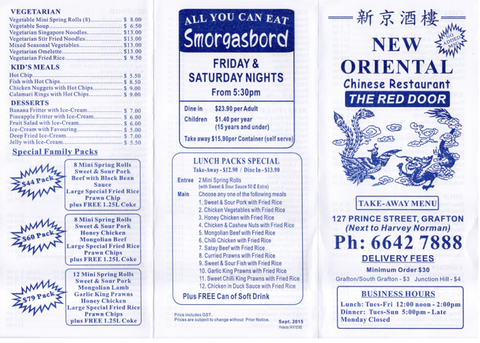New Oriental Chinese Restaurant (The Red Door) - Kalgoorlie Accommodation 1