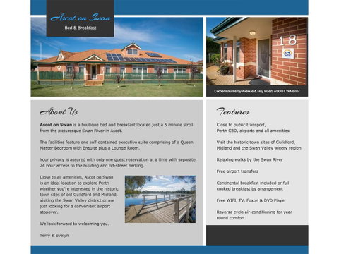 Ascot On Swan Bed & Breakfast - Kalgoorlie Accommodation 14