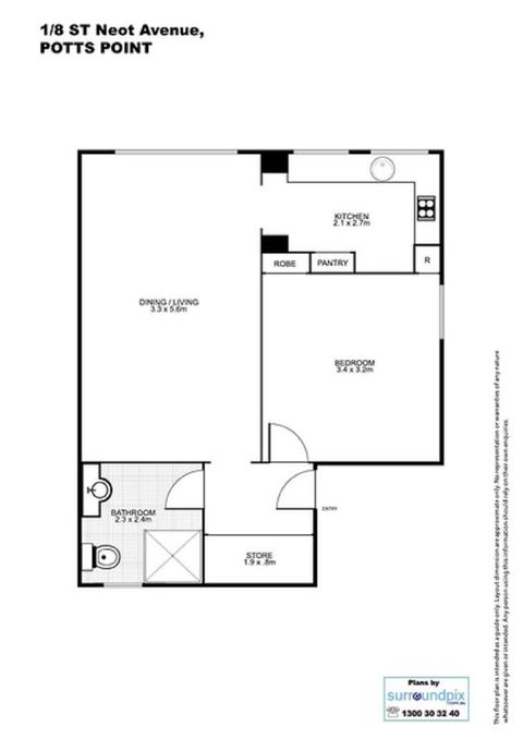 Art Deco In The Cul-de-Sac - Spacious Executive 1BR Potts Point Apartment In Quiet Cul-de-Sac - Kalgoorlie Accommodation 3