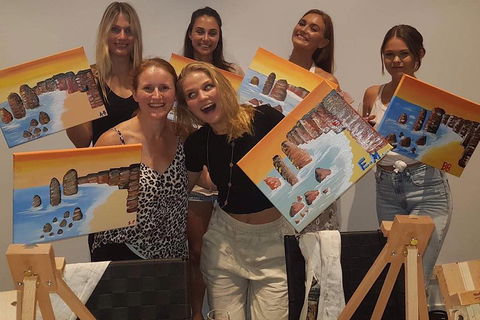 Friday Night 2 For 1 Paint And Sip Art Sessions - Kalgoorlie Accommodation 1