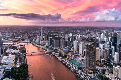 Brisbane City - Private Helicopter Sunset Flight - 25min - Kalgoorlie Accommodation 4