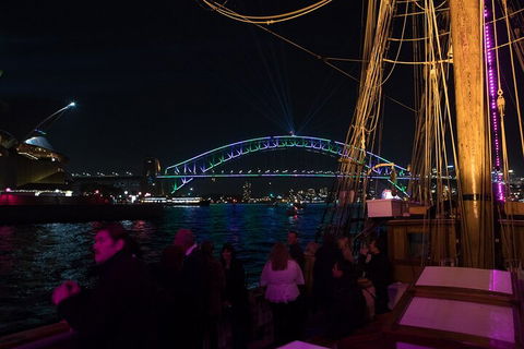 Vivid Tall Ships Dinner Cruise On Sydney Harbour - Kalgoorlie Accommodation 3